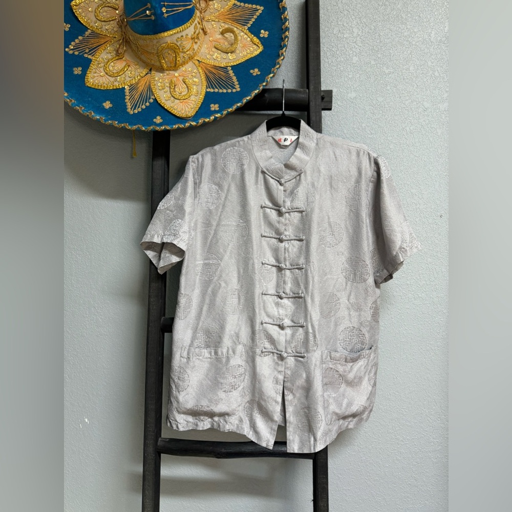 Silver Asian Shirt